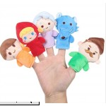 Cute and Fun 5 Pcs Soft Educational Hand Puppet Set Story Dolls Toys for Baby and ToddlersLittle Red Riding Hood  B07J5XRP6G